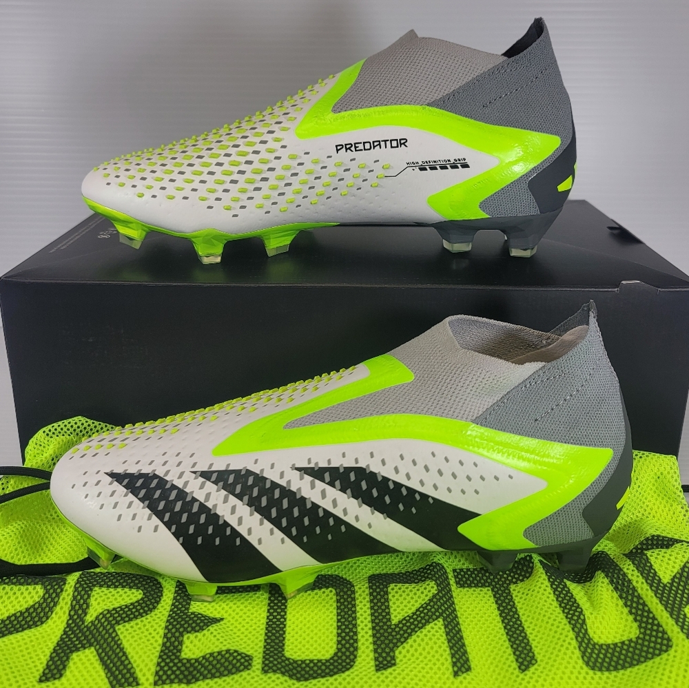 Adidas Predator Accuracy + FG Soccer Cleats Shoes Mens Size GZ2604 Green